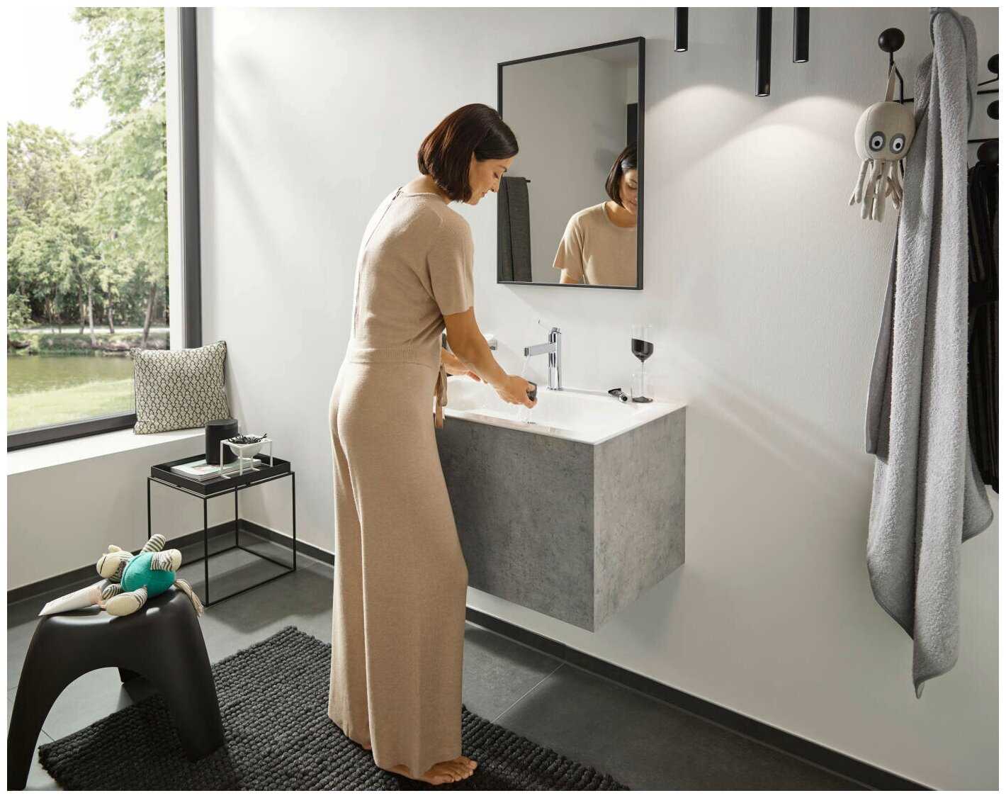 Смеситель для раковины hansgrohe Finoris 110 (76020000) фотография 25
