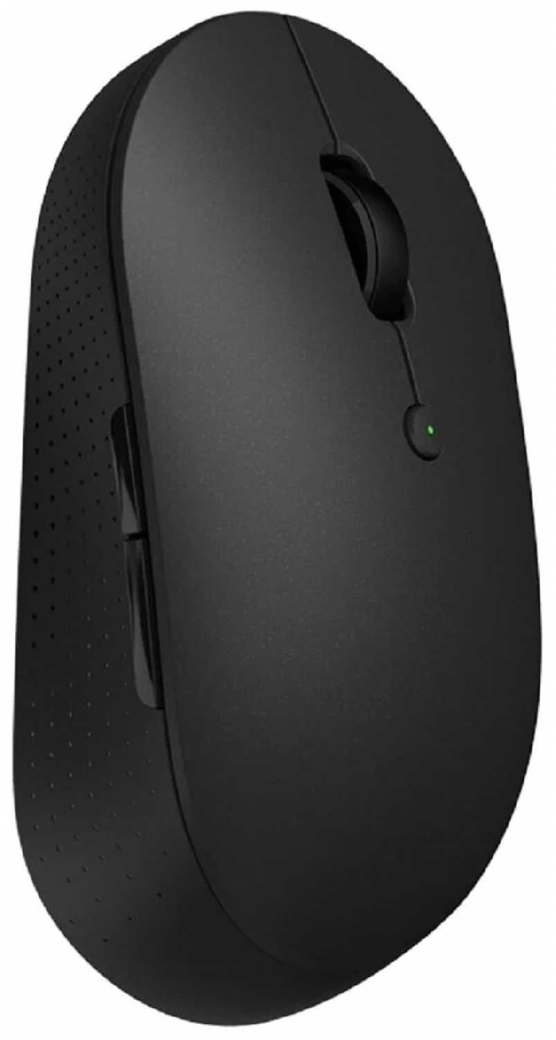 Беспроводная мышь Xiaomi, оптическая мышь, компьютерная мышь черного цвета с 2 типами соединения фотография 3