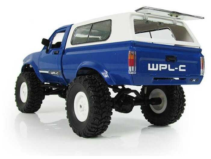 Внедорожник WPL Military Truck Buggy Crawler RTR WPLC-24-R, 1:16, 31 см фотография 3