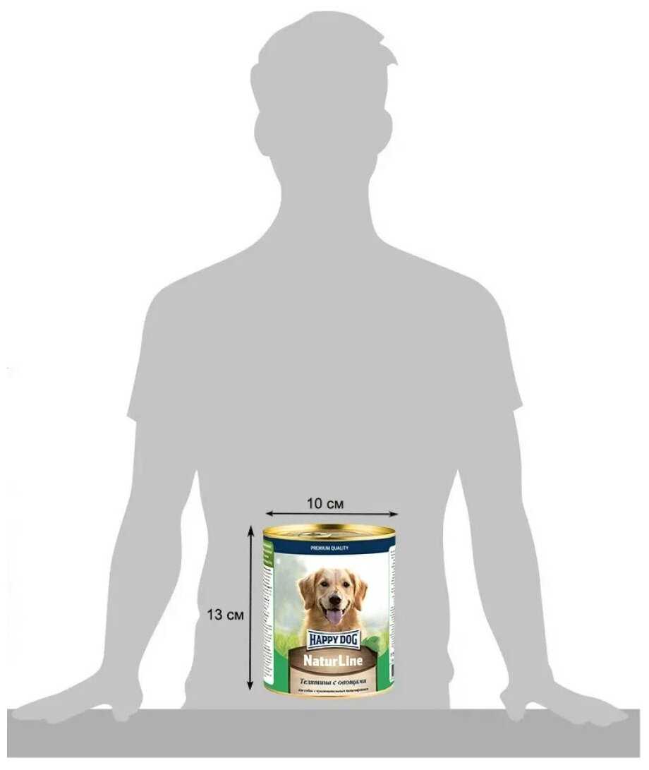 Корм для собак Happy Dog NaturLine (телятина, с овощами) фотография 4
