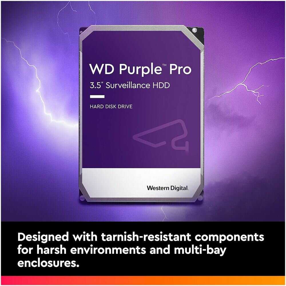 Жесткий диск WD Original SATA-III 14Tb WD141PURP Video Purple Pro (7200rpm) 512Mb 3.5