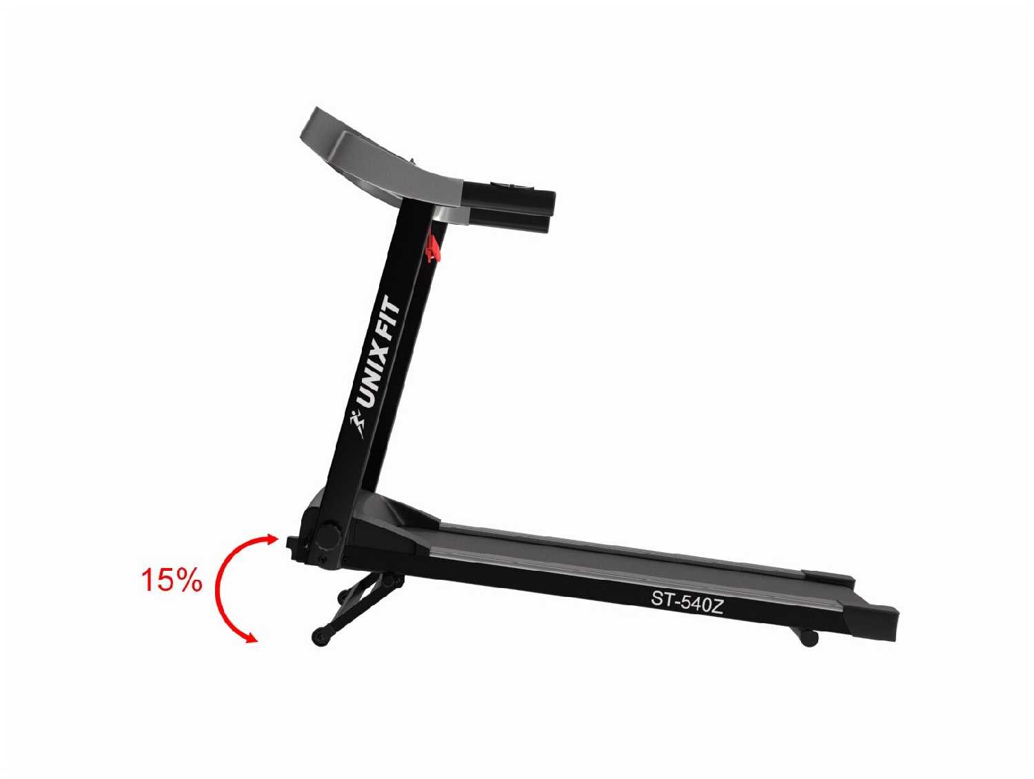 Беговая дорожка UNIXFIT ST-540Z + аксессуары для фитнеса фотография 2