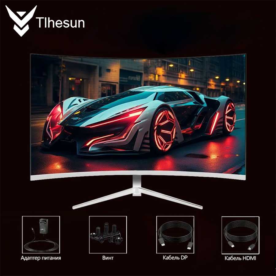 Монитор 34 дюйма Изогнутый экран 4K 165 Гц 144 Гц дисплей 21:9 WQHD 3440x1440 фотография 10