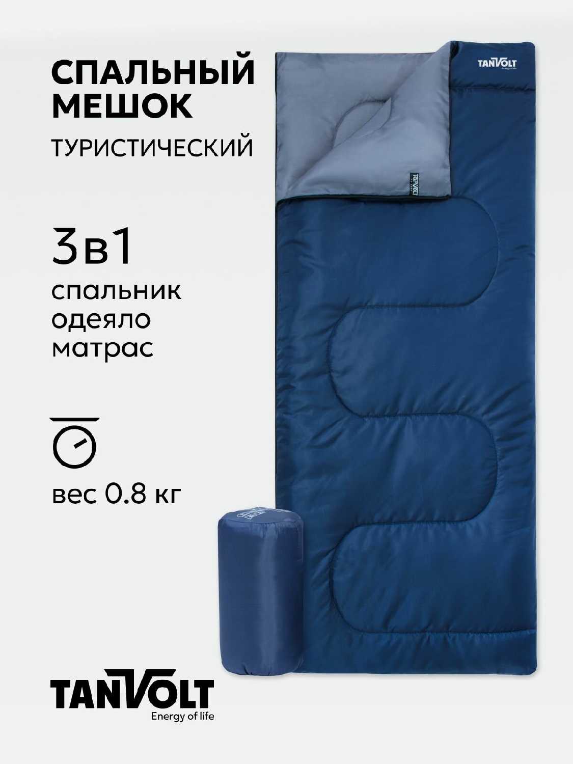 Спальный мешок туристический Simple фотография 27