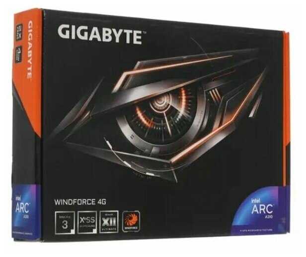 Видеокарта GIGABYTE Arc A310 WINDFORCE 4GB (GV-IA310WF2-4GD) фотография 12