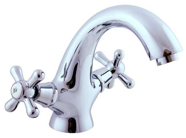 Смеситель для раковины (умывальника) Slezak RAV Morava Retro MK128.5, вентильный