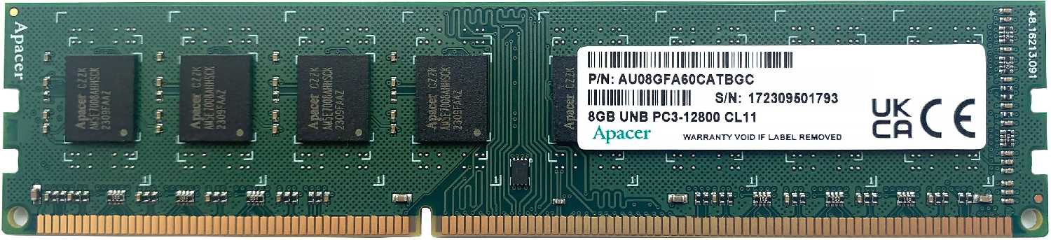 Оперативная память Apacer 8 ГБ DDR3 DIMM CL11 (DL.08G2K.KAM) фотография 5