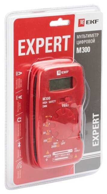 Мультиметр цифровой EKF M300 фотография 1