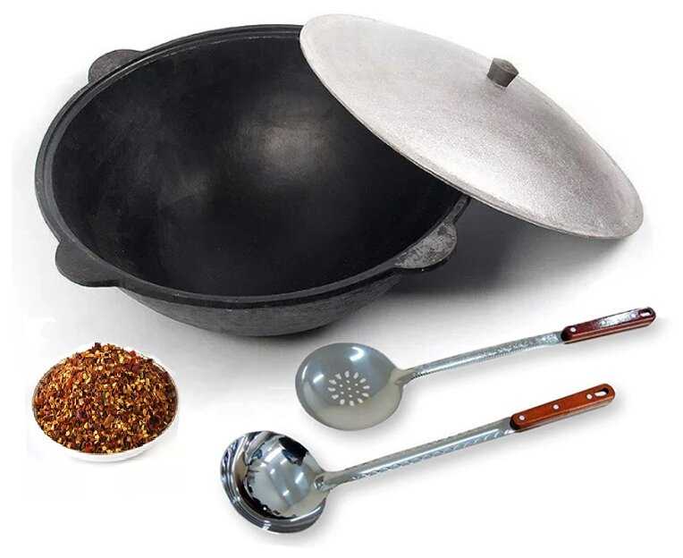 Казан чугунный Наманган Узбекский (круглое дно)