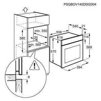 Духовой шкаф Electrolux OEF5E50Z фотография 6