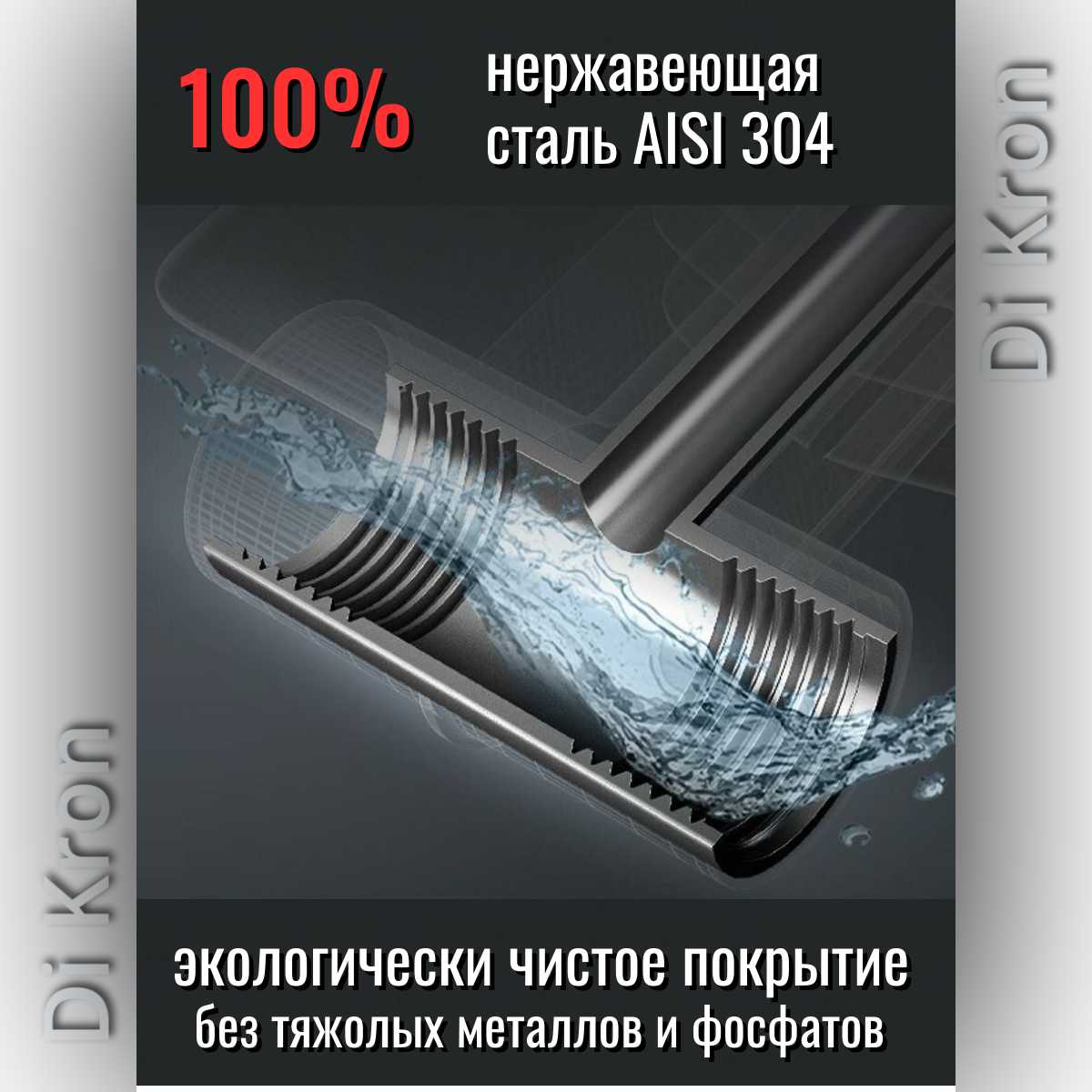 Полотенцесушитель Di Kron Premium-M1 (500х600) фотография 6