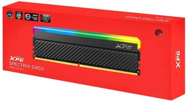 Оперативная память XPG GAMMIX D45 16 ГБ DDR4 DIMM CL18 (AX4U360016G18I-CBKD45) фотография 7