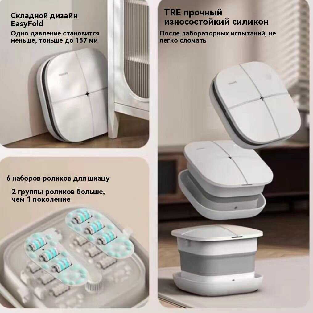 Philips Электрическая массажная ванночка для ног (PPM3103F) фотография 12
