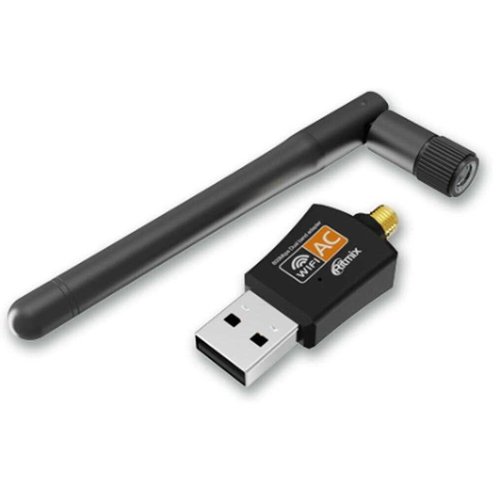 Wi-Fi адаптер RITMIX RWA-250 USB, черный фотография 3