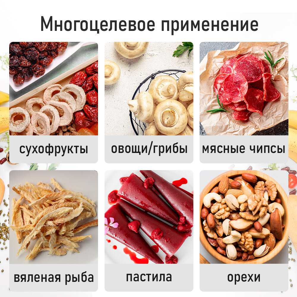 Сушилка для фруктов, овощей CHEF PRO Сушилка для фруктов и овощей (CF-FD805A) фотография 9