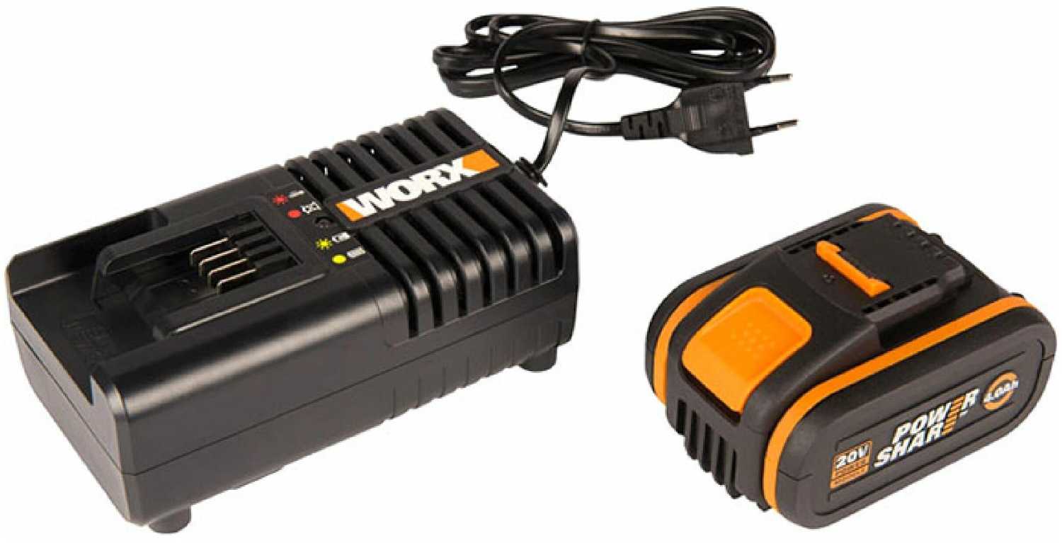 Комплект Worx WA3604 (20 В 4 А·ч) фотография 13