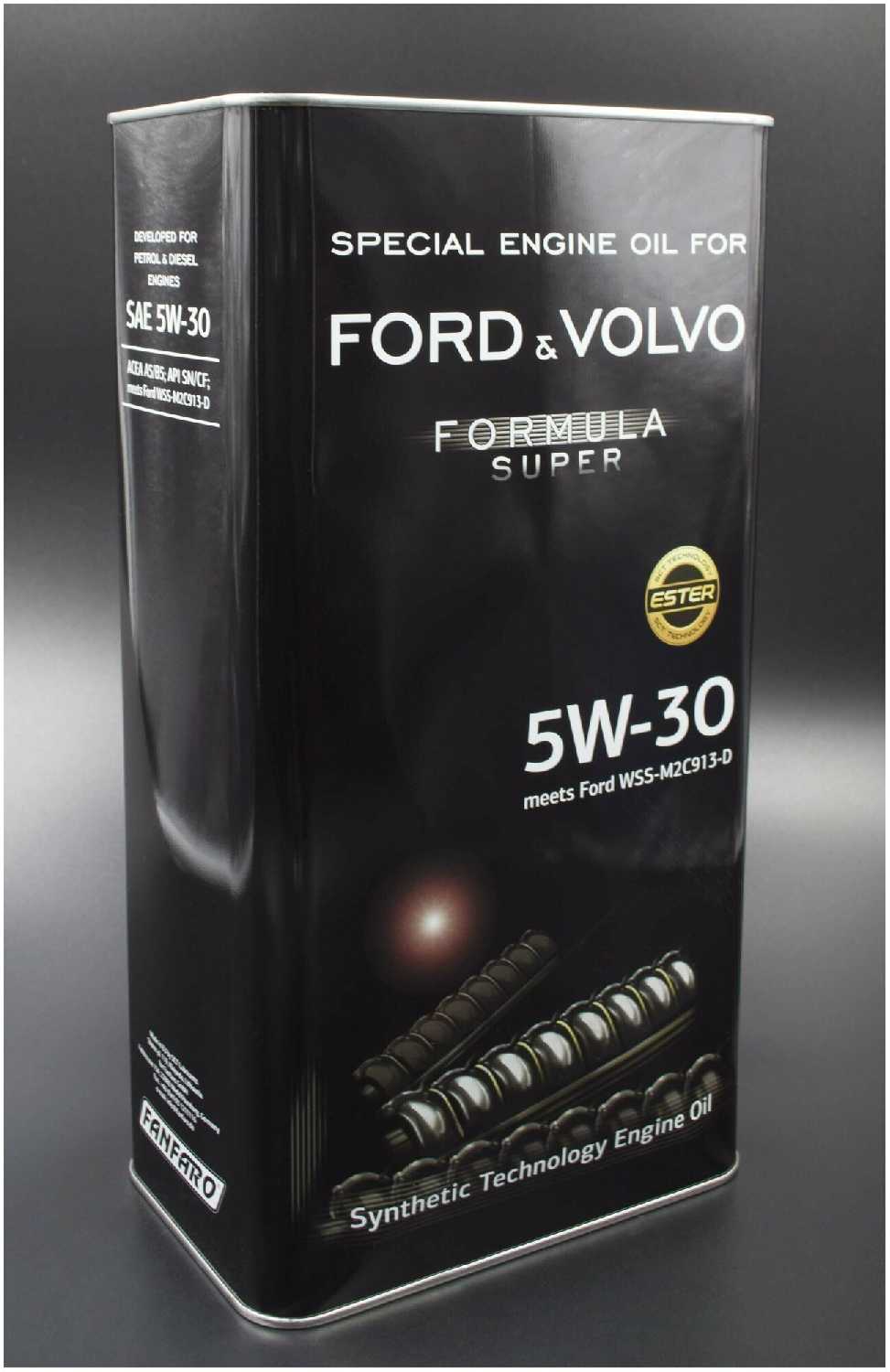 Масло моторное Ford & Volvo 5W30 (синт) фотография 6