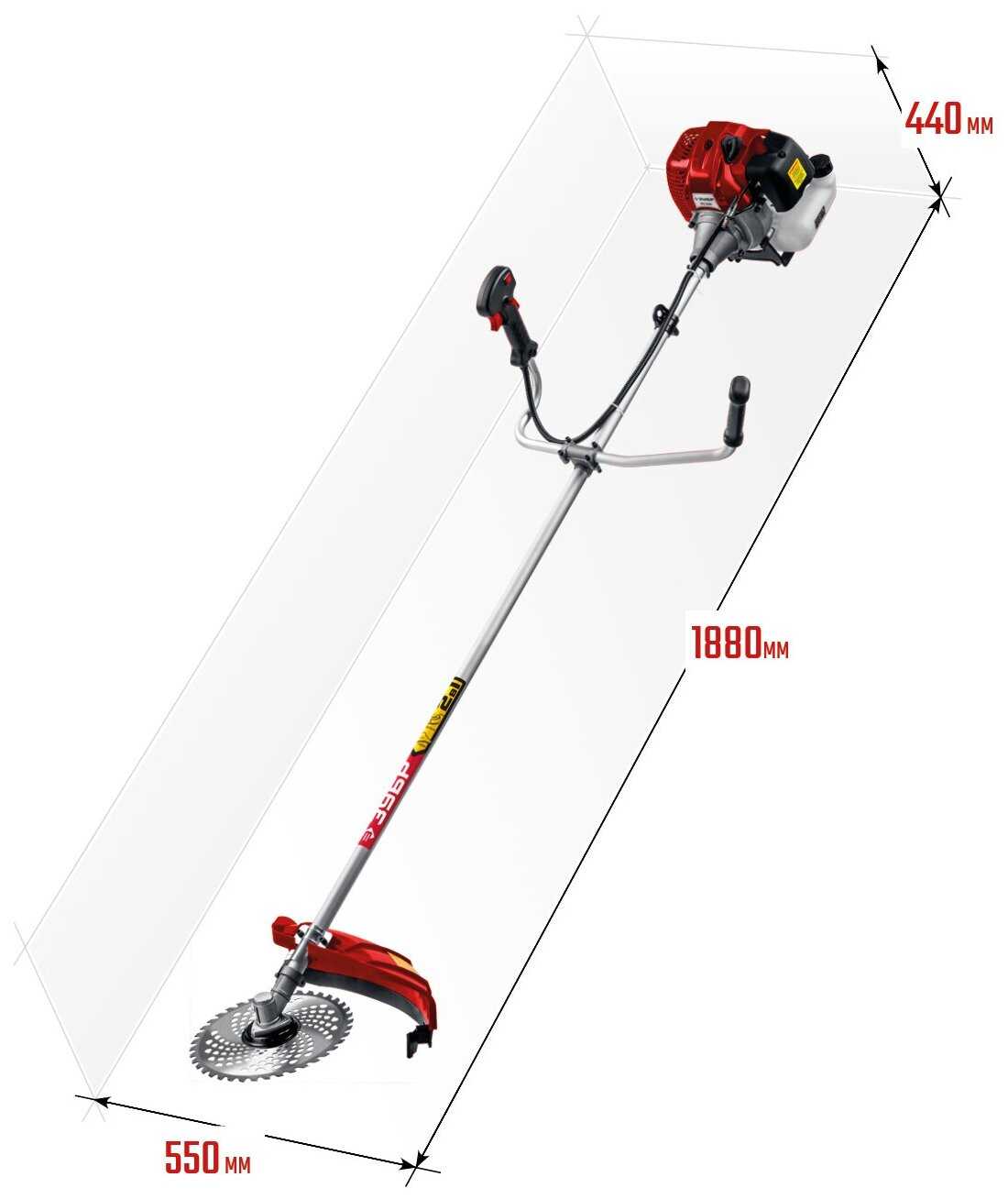 Триммер бензиновый ЗУБР КРБ-2500 фотография 11