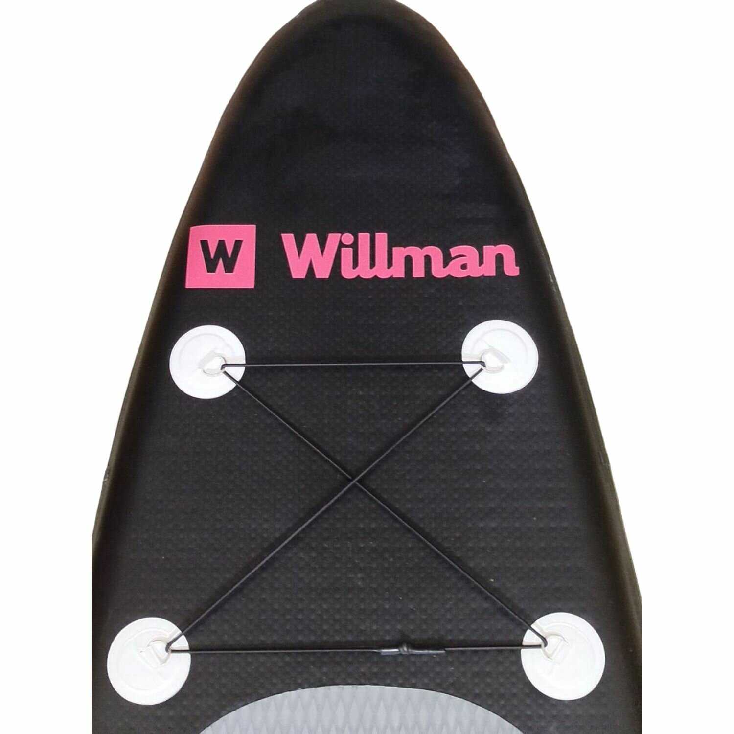 Сапборд Willman надувная доска для плавания с веслом, насос и сумка, поводок и плавник, с набором для ремонта фотография 24