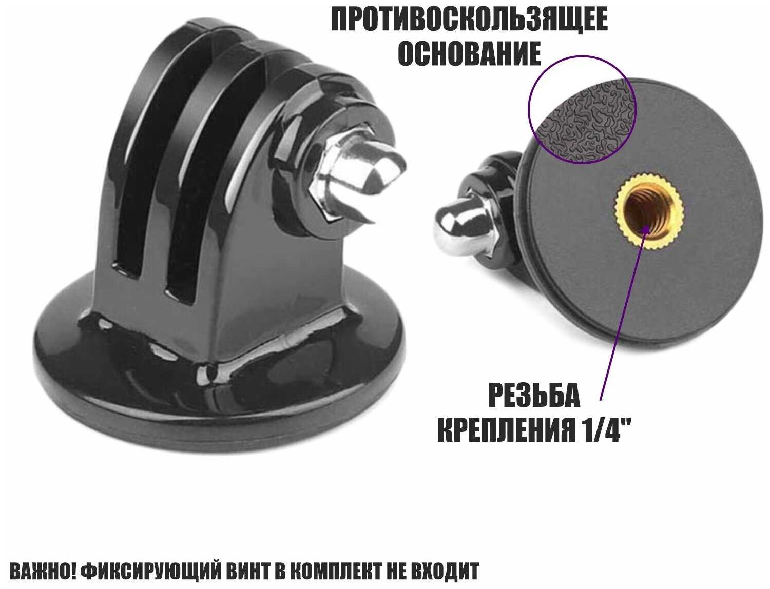 Крепление GoPro Крепление с гайкой для камеры (1/4