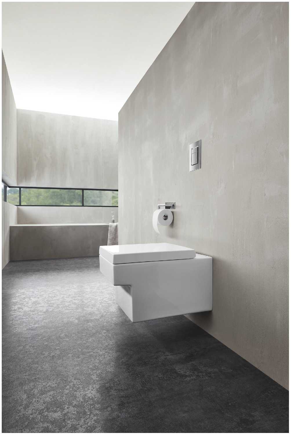 Чаша унитаза подвесная Grohe Cube Ceramic 3924500H с горизонтальным выпуском фотография 3