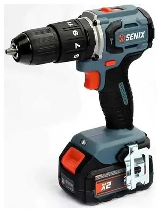 Дрель-шуруповерт Senix X2 (PDHX2-M2-EU SET)