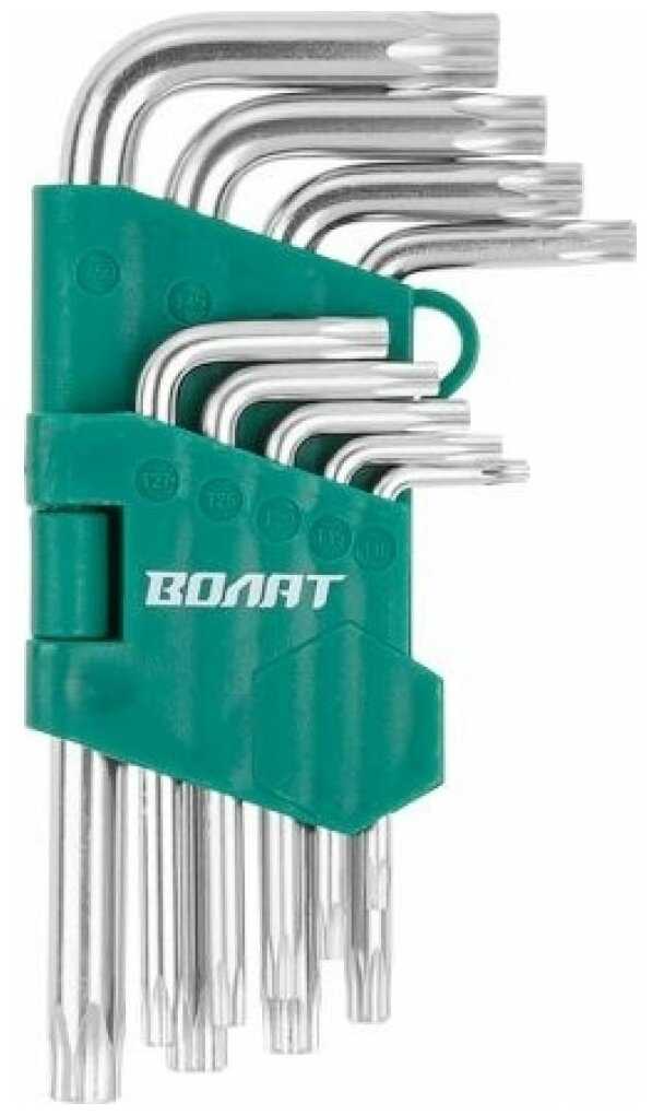 Набор ключей Torx ВОЛАТ Набор ключей Torx T10-T50 (11025-09) фотография 2