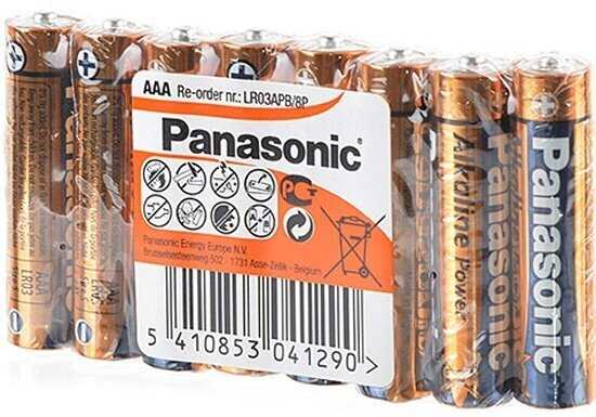 Элемент питания PANASONIC Alkaline Power LR03 AAA (SR4)