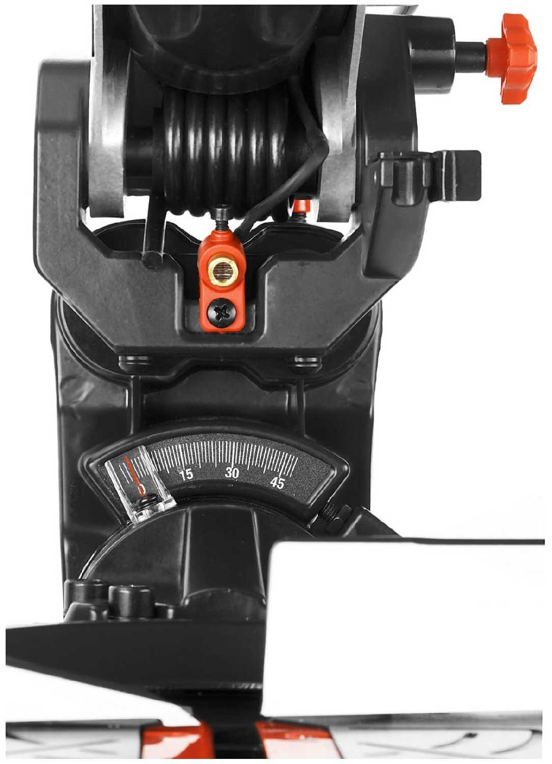 Торцовочная сетевая пила ЗУБР Торцовочная пила с протяжкой ЗПТ-255-1800 фотография 8