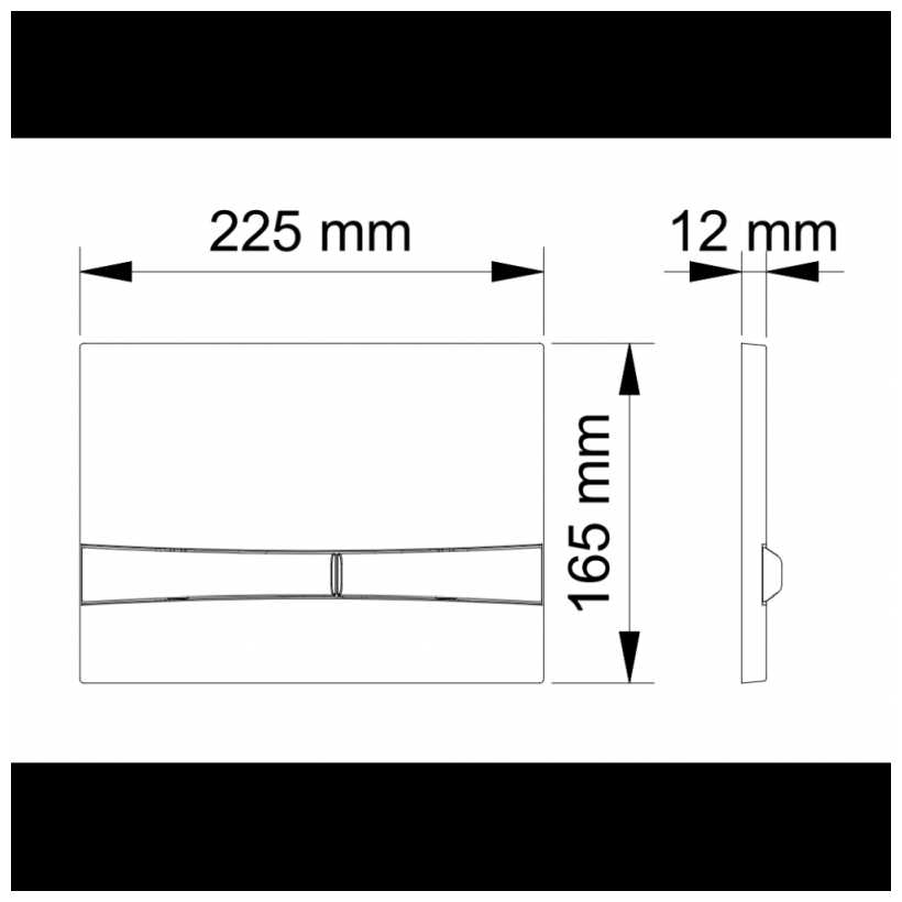 Кнопка смыва Berges F1, для инсталляции Novum, белая, двухрежимная фотография 3