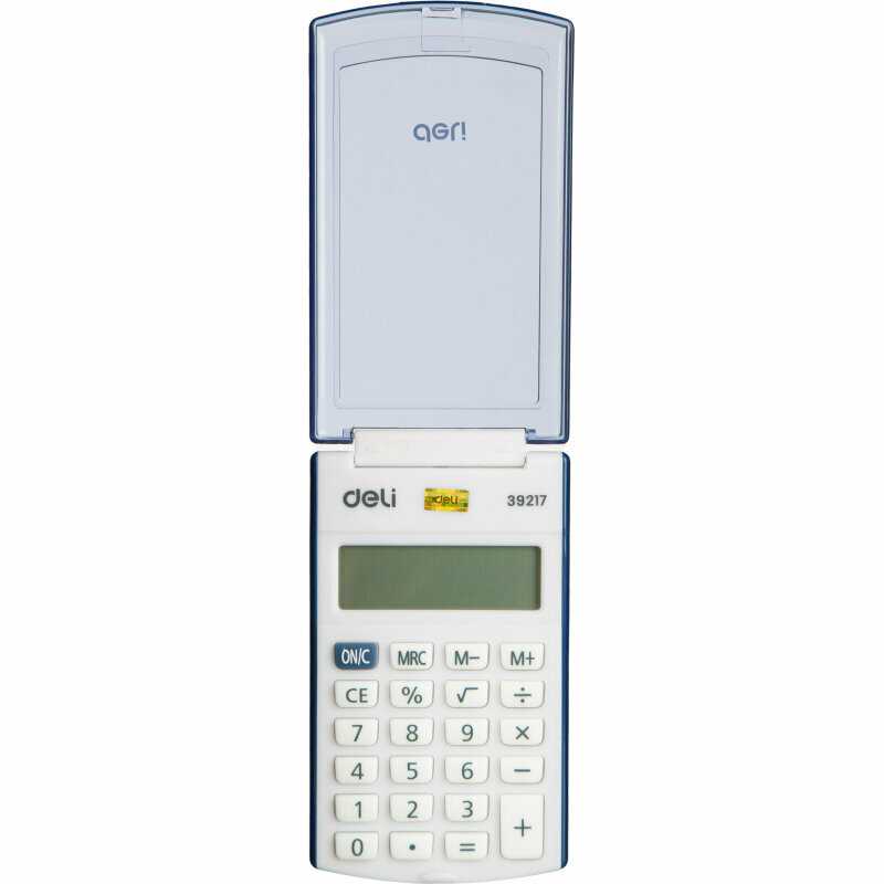 Калькулятор карманный deli E39217 фотография 15