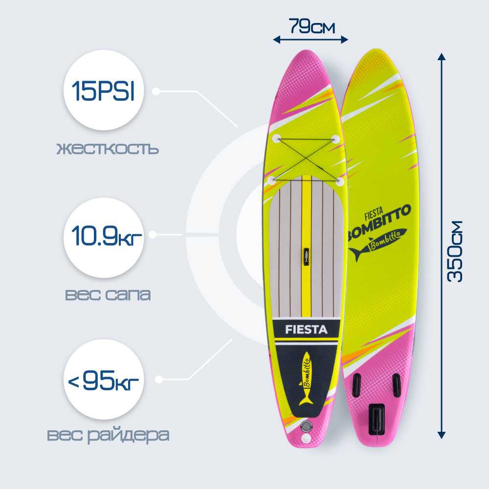 Надувная SUP доска Bombitto Standart Wild (11.5) фотография 14