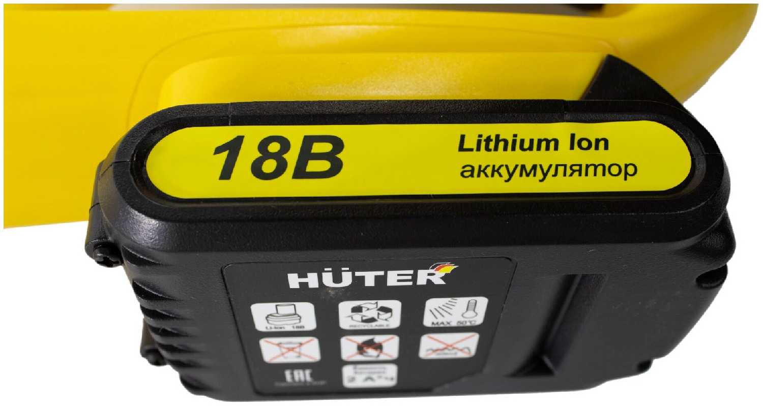 Триммер аккумуляторный Huter GET-18-2Li фотография 7