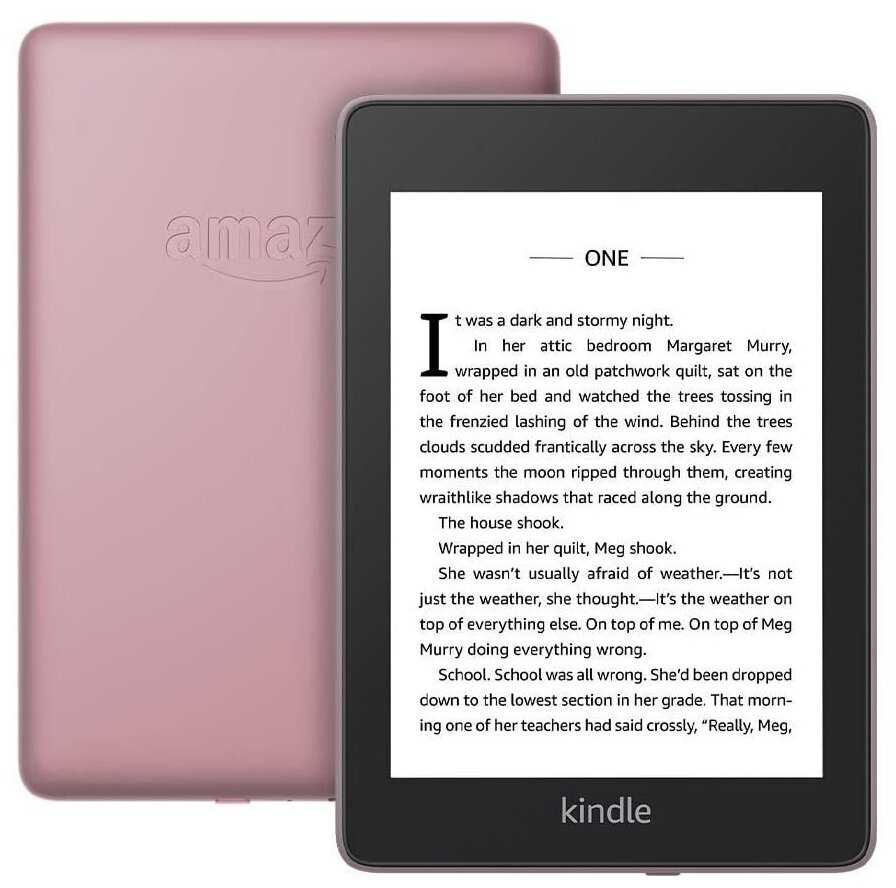 Электронная книга Amazon Kindle Paperwhite 2018 8Gb Ad-Supported Plum + Чехол UltraSlim фотография 1
