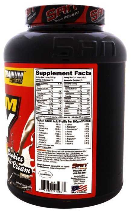 Протеин S.A.N. 100% Pure Titanium Whey фотография 9