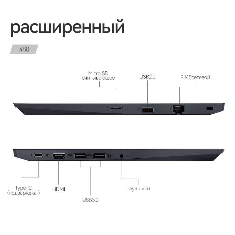 Ноутбук Lenovo Thinkpad E480 16 Гб 512 ГБ фотография 14