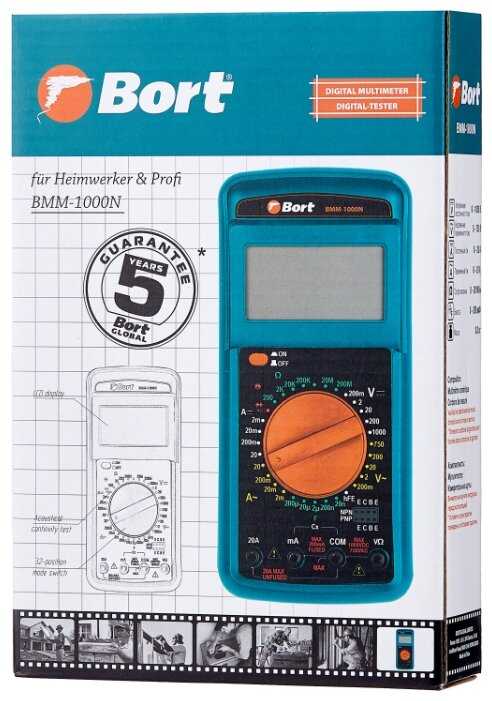 Мультиметр цифровой Bort BMM-1000N фотография 3