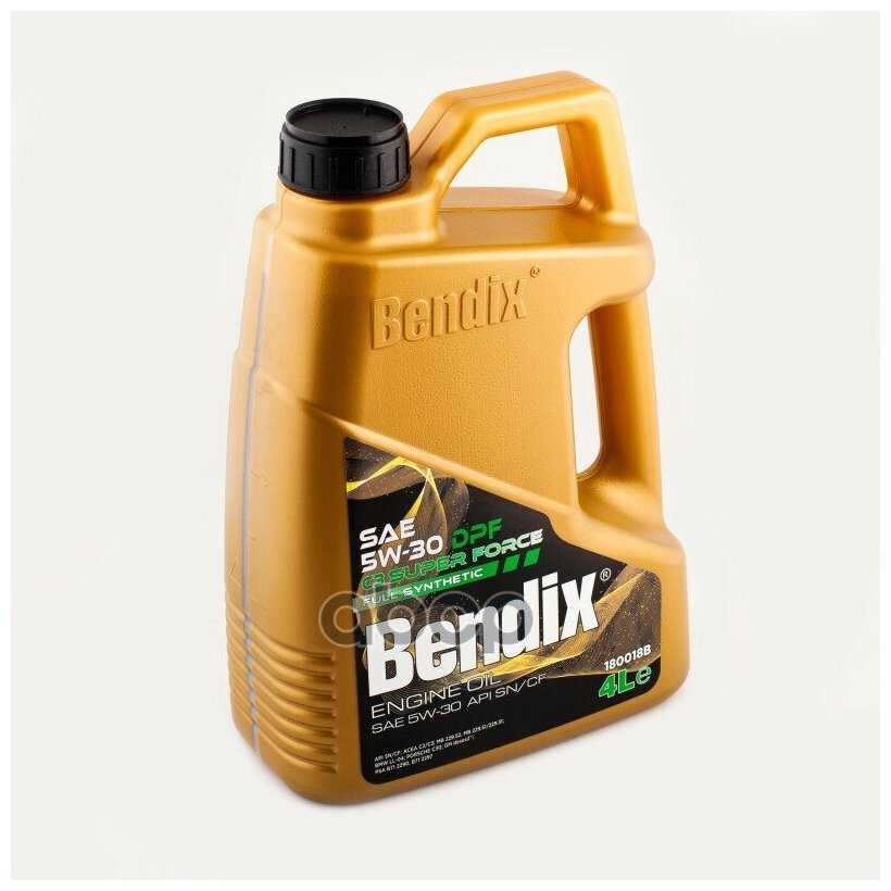 Масло моторное BENDIX Super Force DPF SAE 5W-30 (Bendix) фотография 10