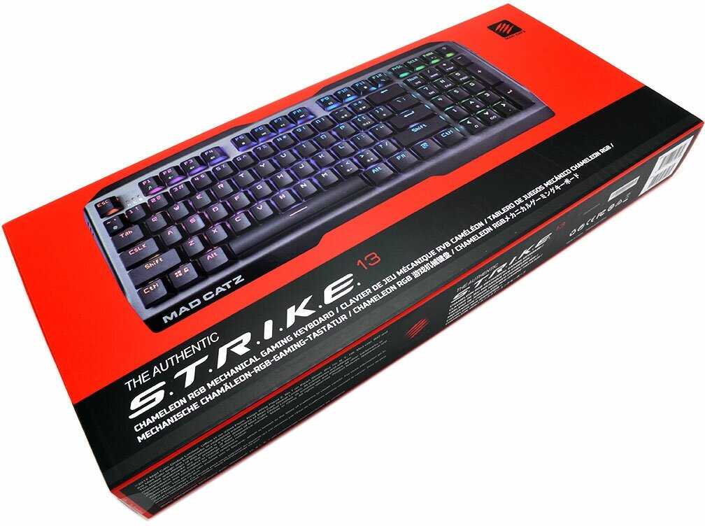 Клавиатура Mad Catz S.T.R.I.K.E. 13 (Cherry MX Red) фотография 4