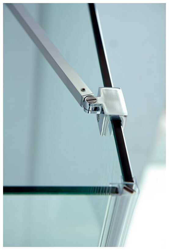 Душевой уголок Cezares Slider 110х110 A-2-100/110-GRIGIO-NERO фотография 5