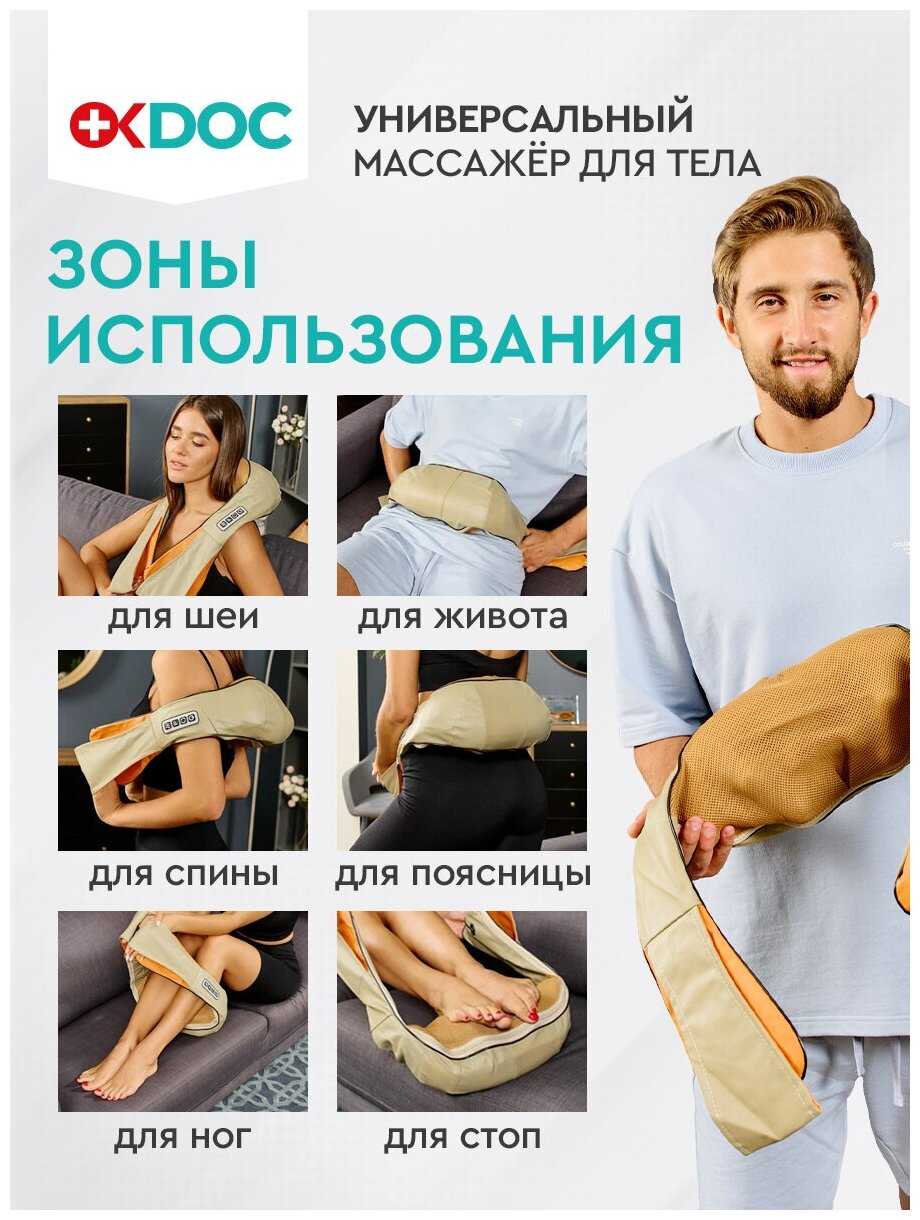Электрический массажер OKDOC Массажер (10в1) фотография 2