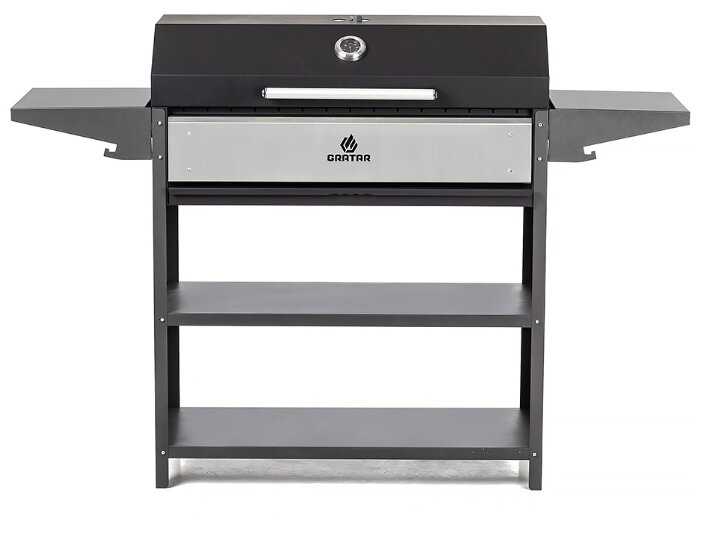 Гриль на дровах Gratar Professional Optima BBQ, 44.5х158.2х111 см фотография 2