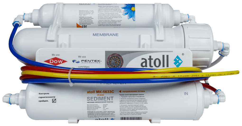 Фильтр под мойкой Atoll A-450 STDA Compact 1/2” с обратным осмосом фотография 5