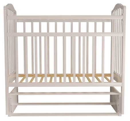 Кроватка Агат Золушка-5, классическая, продольный маятник фотография 1