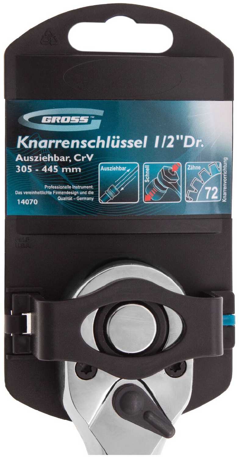 Ключ Gross Ключ телескопический трещоточный 1/2