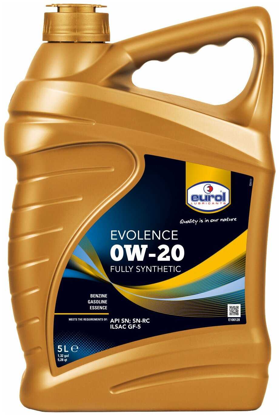 Синтетическое моторное масло Eurol Evolence 0W-20