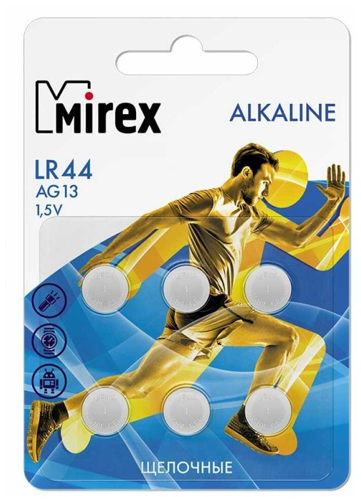 Батарейка для часов Mirex LR44 AG13