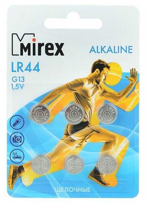 Батарейка для часов Mirex LR44 AG13 фотография 1
