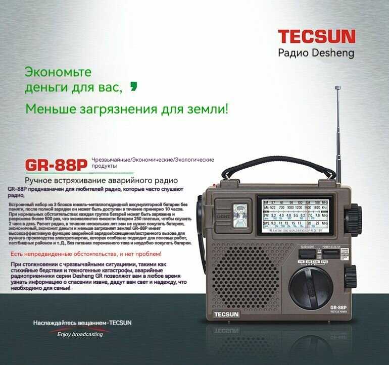 Широкополосное радио HRD-C919 (Ретро-стиль) фотография 15
