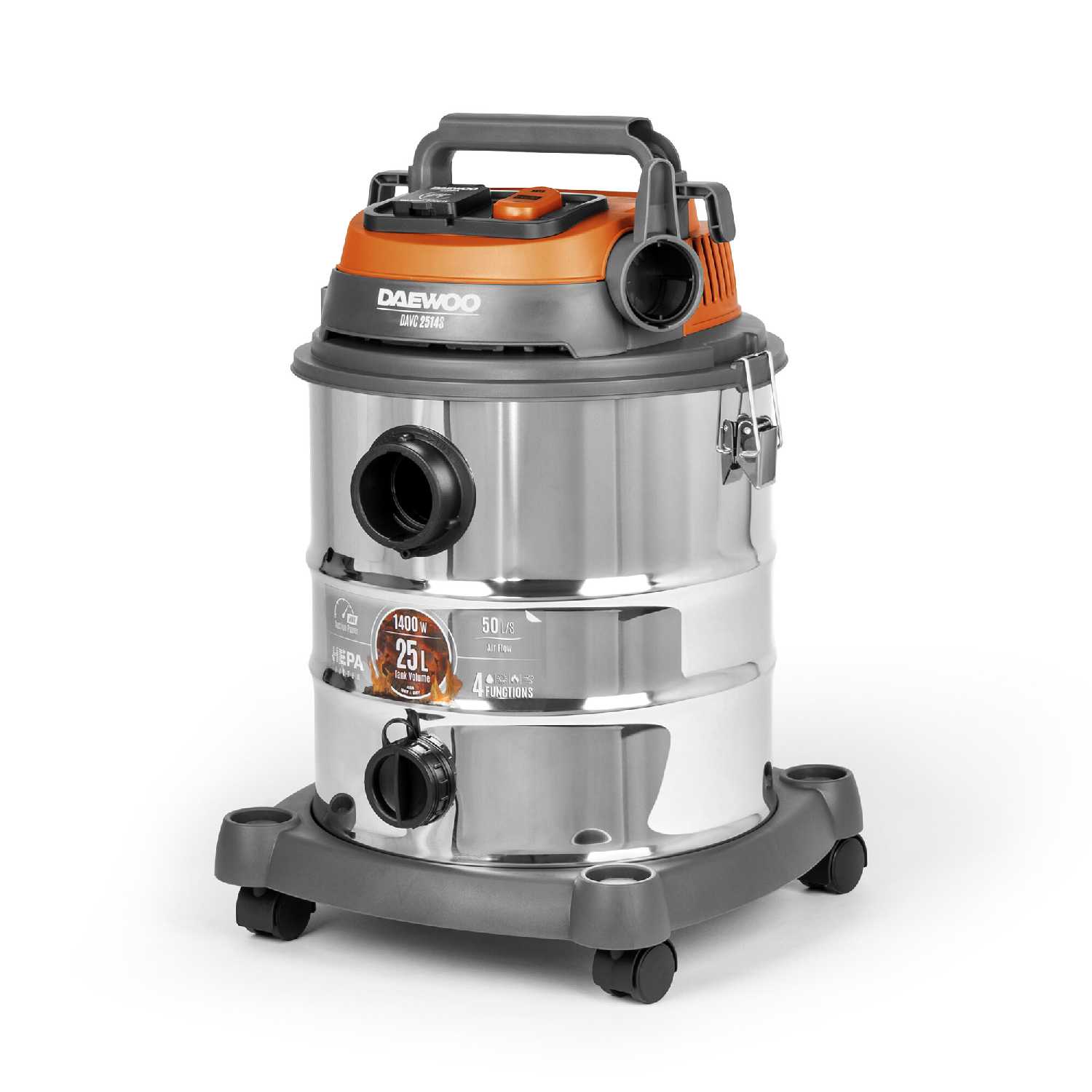Пылесос универсальный DAEWOO DAVC 2514S (1.4кВт, 25л) фотография 7